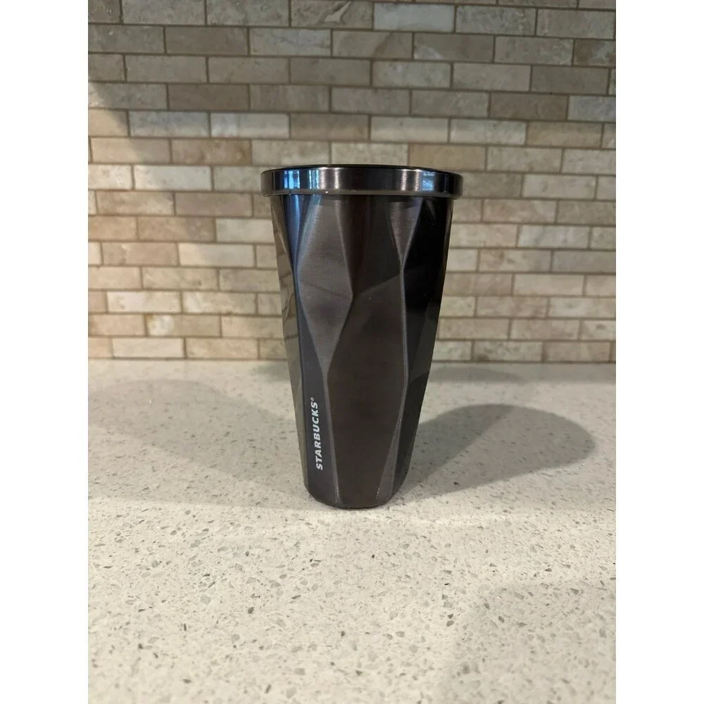 Starbucks Rose‎ Gold Chiseled Stainless Steel Travel Tumbler